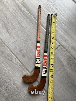 2x Vintage Field Hockey Sticks IX Asian Games FCS New Delhi 1982 15 g6