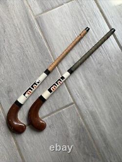 2x Vintage Field Hockey Sticks IX Asian Games FCS New Delhi 1982 15 g6