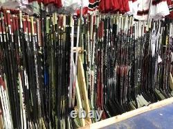 3 Pack Of Used Random CCM Bauer Easton Warrior Pro Stock Hockey Sticks Left