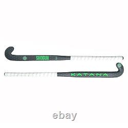 36.5 Light Weight Low Bow Katana Shogun Field Hockey Stick, 90% Carbon, Grooved