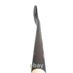 37.5 Light Weight Low Bow Katana Ikko Field Hockey Stick, 90% Carbon Slim Shaft