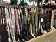 5 Pack Of Used Random Ccm Bauer Easton Warrior Pro Stock Hockey Sticks Left