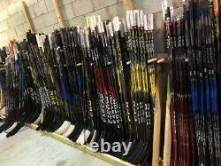 5 Pack Of Used Random CCM Bauer Easton Warrior Pro Stock Hockey Sticks Left