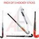Adidas Field Hockey Pack Of 5 Sticks Deal, 36.5 & 37.5 + Free Grip & Bag