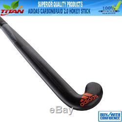 Adidas Carbonbraid 2.0 Composite Field Hockey Stick Size 37.5 Free Grip+Bag