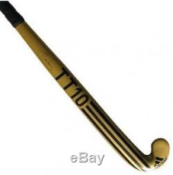 Adidas Tt10 Gold Field Hockey Stick With Free Grip And Bag 36.5