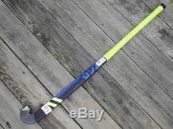 Adidas V24 Carbon Compo 2 Blue/Solar Yellow Field Hockey Stick 37.5L FieldHockey