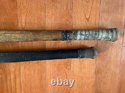 Antique Vintage Pair of Field Hockey Sticks