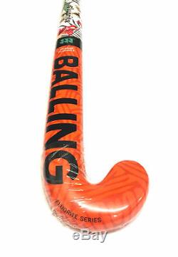 Balling Hockey Stick Orange Fluorite 36.5 Made in Pakistan