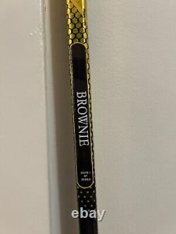 Bauer Left Handed Yellow Bauer Nexus Geo Brownie Curve Hockey Stick 87 Flex