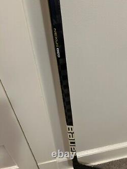 Bauer Left Handed Yellow Bauer Nexus Geo Brownie Curve Hockey Stick 87 Flex