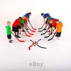 Cosom Collegiate Hockey Sticks for Floor Hockey and Street Hockey, Plastic Phys