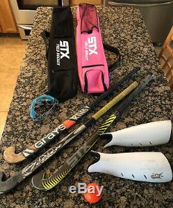 Everything You Need Field Hockey Game/Practice Sticks Bags Eye Prot ShIn Guards