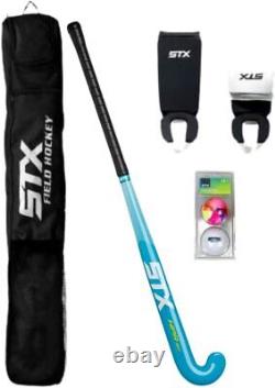 Field Hockey Start Pack Junior with Stick, Shin Guards, Bag & Balls, 32