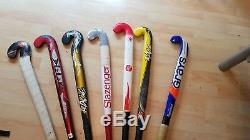 Field hockey 6 sticks (grays, slazenger, rage, TK)
