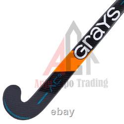 Grays AC5 Dynabow In Black Field Hockey Stick 36.5 & 37.5 Size Top Deal