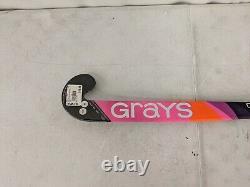Grays GX1000 Field Hockey Stick, Size 38in, Black/Pink, 9050-38P