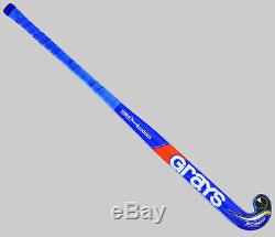 Grays GX4000 Scoop Senior Composite Field Hockey Stick Blue/Orange (NEW)