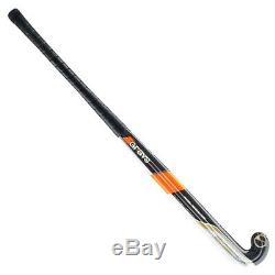 Grays GX8000 MidBow HS Field Hockey Stick Black, White, Gold (NEW)
