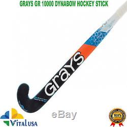 Grays Gr 10000 Dynabow 2017 Field Hockey Stick Size 36.5 Free Grip+carry Bag