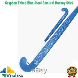 Gryphon Blue Steel Samurai Field Hockey Stick Size 36.5 With Free Grip And Bag