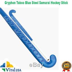 Gryphon Blue Steel Samurai Field Hockey Stick Size 36.5 With Free Grip And Bag