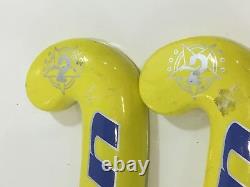 Gryphon Cub Blade 32 Indoor Field Hockey Stick Yellow 25mm Pair of two (2)