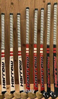 Harrow USA Field Hockey Sticks HRW 25mm, Sizes 36, 34, 32 Lot of 8