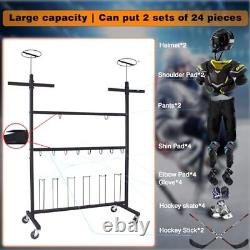 Hockey Gear Drying Rack Ice Hockey Stick Holder Field Hockey Equipment Dryer