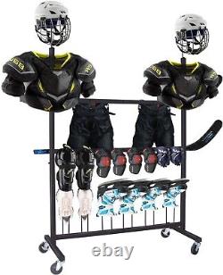 Hockey Gear Drying Rack, Sports Equipment Dryer Hockey Display Storage Organizer