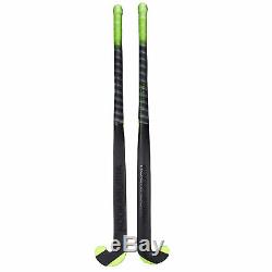 Kookaburra 2018 Team Phantom L-Bow 1.0 Field Hockey Stick Black/Green