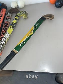 Lot 7 Field Hockey Sticks 5 Balls, Bag, Tape, Shin Guards