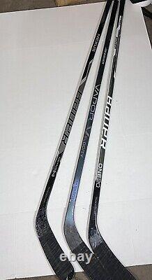 Lot Of 3 Left Handed Bauer Hockey Sticks One20 Nexus400 Vapor Velocity