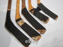 Lot of 5 Vintage Wooden Hockey Sticks Northland CCM Hull Rawlings St Louis Blues