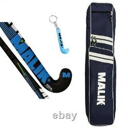 MALIK Field Hockey Stick Blue Indoor / Outdoor Street Hockey Sticks for Youth