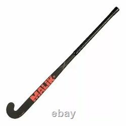 MALIK Field Hockey Stick Heat X-Treme Design Aramid Black and Red 37.5 Inch