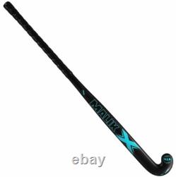 MALIK Tech Vip Hockey Stick Black/Teal Right Hand Low Bow REFNCN