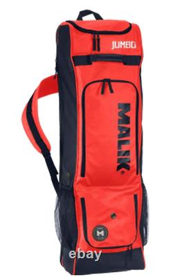 Malik Jumbo Field Hockey Stick Bag Training / Travel Coral Navy New