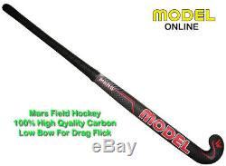 Model Field Hockey Stick Composite Outdoor Low Bow Profile High Carbon Mars 100C