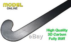 Model Field Hockey Stick Low Bow Profile CN-5000 High Carbon Without Logo Light