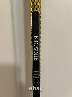 New Bauer Left Handed Yellow Bauer Nexus Geo Brownie Hockey Stick 87 Flex