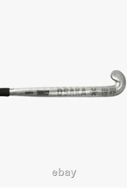 Osaka Pro Tour LTD-Mid Bow Silver Field Hockey Stick+Free Grip & Bag (Hot Deal)