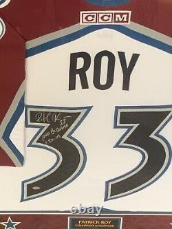 Patrick Roy Signed Set (jersey, mask, hockey stick)