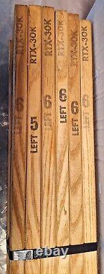 Rare Nos Vintage Sherwood Hockey Sticks Bundled Set Rtx-30k 6 & 5 Left Senior