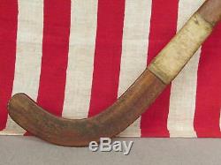 Vintage 1930s Bulger Wood Field Hockey Stick Junior Long Blade 30 Antique Nice