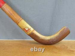Vintage 1940s Sportcraft Wood Field Hockey Stick Made in Pakistan Antique Nice