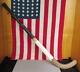 Vintage Antique Wood Field Hockey Stick 37 Solid Great Display! Memorabilia