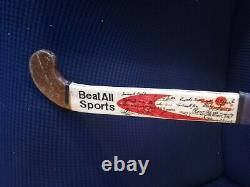 Vintage Moscow 1980 Olympics Field Hockey Stick with India Team Signatures