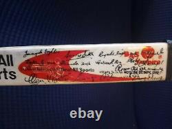 Vintage Moscow 1980 Olympics Field Hockey Stick with India Team Signatures